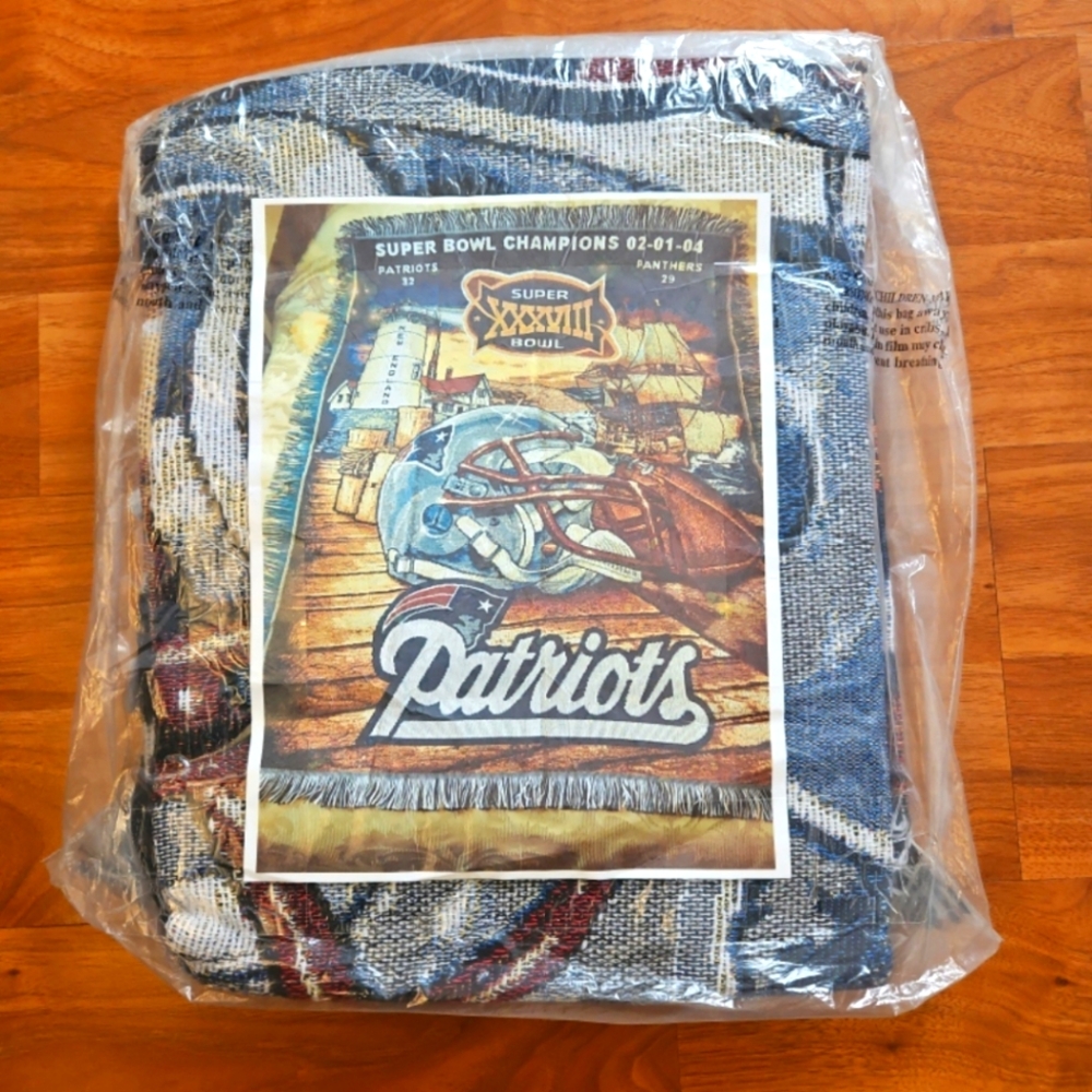 '04 Patriots SuperBowl Champs Blanket